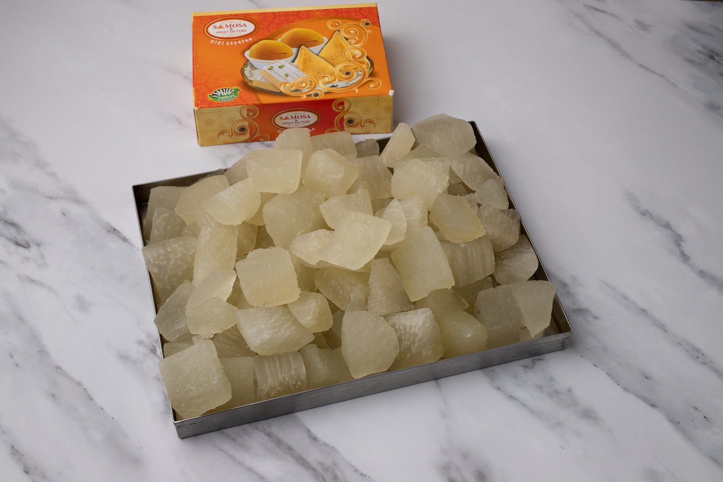 Dry Petha – Candied Ash Gourd Without Syrup