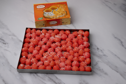 Mini Ras Gulla Pink – Soft & Spongy Syrup-Soaked Treat